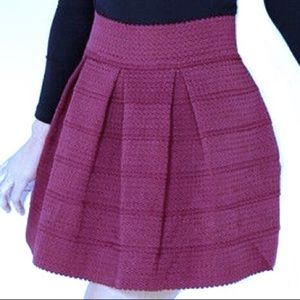 Wet Seal Pink Burgundy Cupcake Short Small Skirt NWT